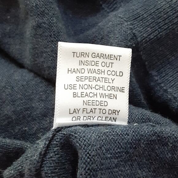 Paul Fredrick Mens L Quarter Zip Pullover Sweater Silk Cashmere Blend Luxury - Picture 6 of 9